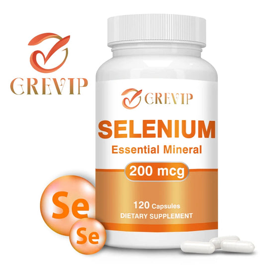 Selenium Capsules - Immune Support, Energy Boost & Thyroid Health | 120 Count