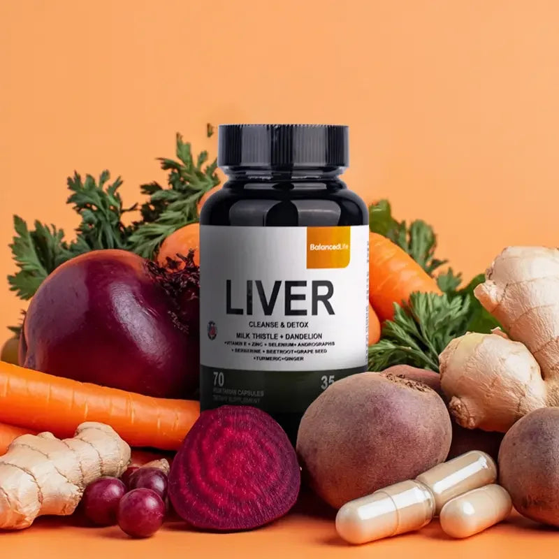 Liver Renew Cleanse Detox | Herbal Supplement with Milk Thistle & Dandelion Root with 9 Minerals for Liver